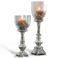 LOBERON Bougeoirs|Porte-Bougies*Lot de 2 bougeoirs Layci