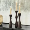 LOBERON Bougeoirs|Porte-Bougies*Lot de 3 bougeoirs Méléandre