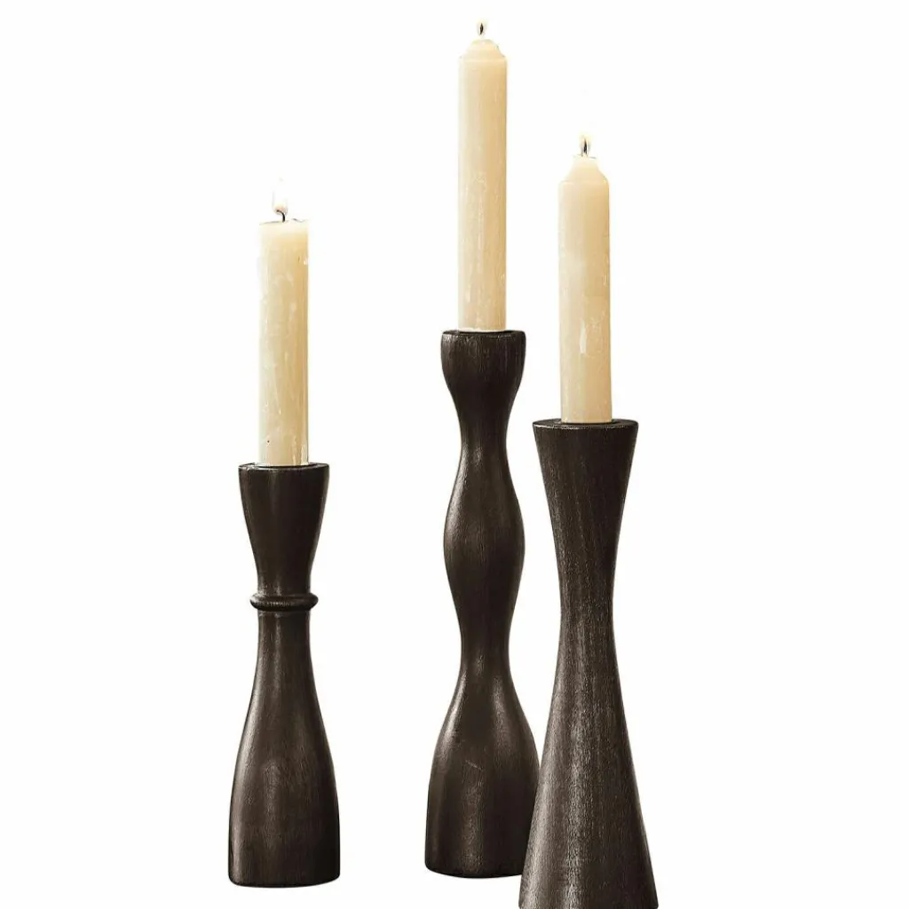 LOBERON Bougeoirs|Porte-Bougies*Lot de 3 bougeoirs Méléandre