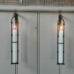 LOBERON Bougeoirs|Porte-Bougies*Lot de 2 bougeoirs muraux Vivendas