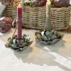 LOBERON Bougeoirs|Porte-Bougies*Lot de 2 bougeoirs Myka