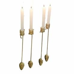 LOBERON Bougeoirs|Porte-Bougies*Lot de 4 bougeoirs Norélie