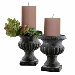 LOBERON Bougeoirs|Porte-Bougies*Lot de 2 bougeoirs Renny
