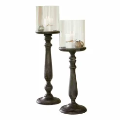 LOBERON Bougeoirs|Porte-Bougies*Lot de 2 bougeoirs Reville