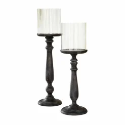 LOBERON Bougeoirs|Porte-Bougies*Lot de 2 bougeoirs Reville