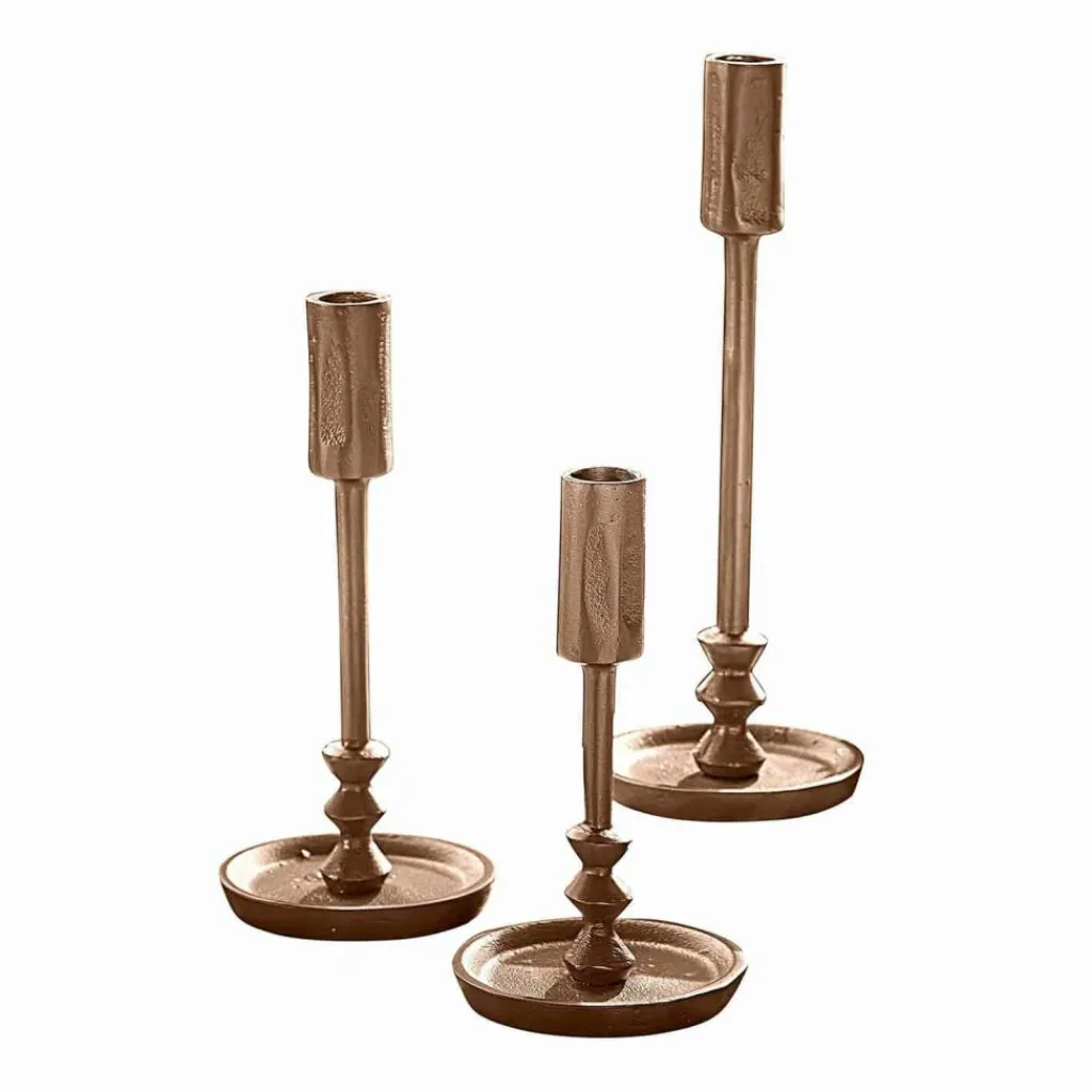 LOBERON Bougeoirs|Porte-Bougies*Lot de 3 bougeoirs Rivandre