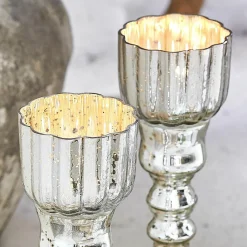 LOBERON Bougeoirs|Porte-Bougies*Lot de 2 bougeoirs Velanor