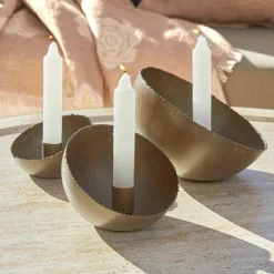 LOBERON Bougeoirs*Lot de 3 bougeoirs Vignoux