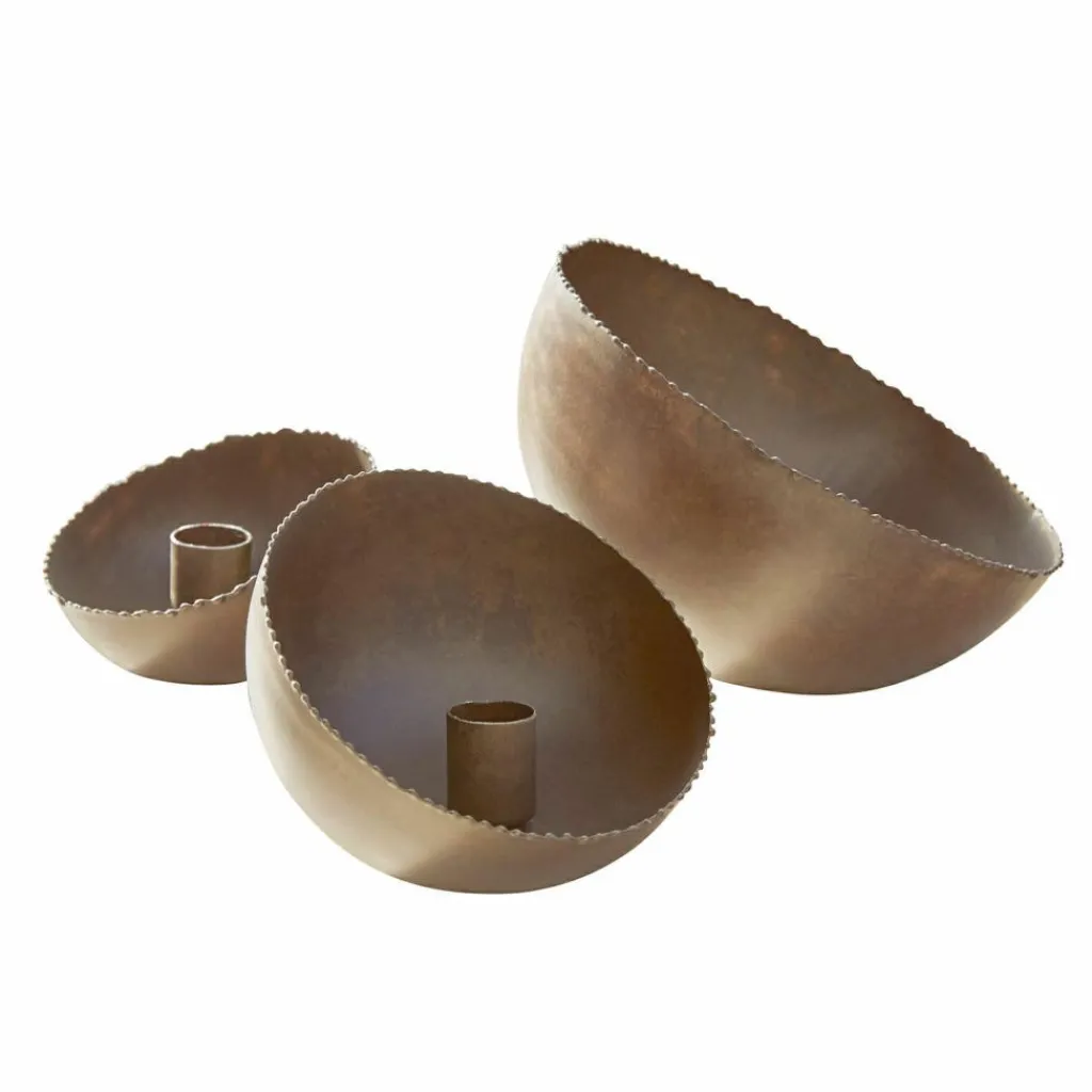 LOBERON Bougeoirs*Lot de 3 bougeoirs Vignoux