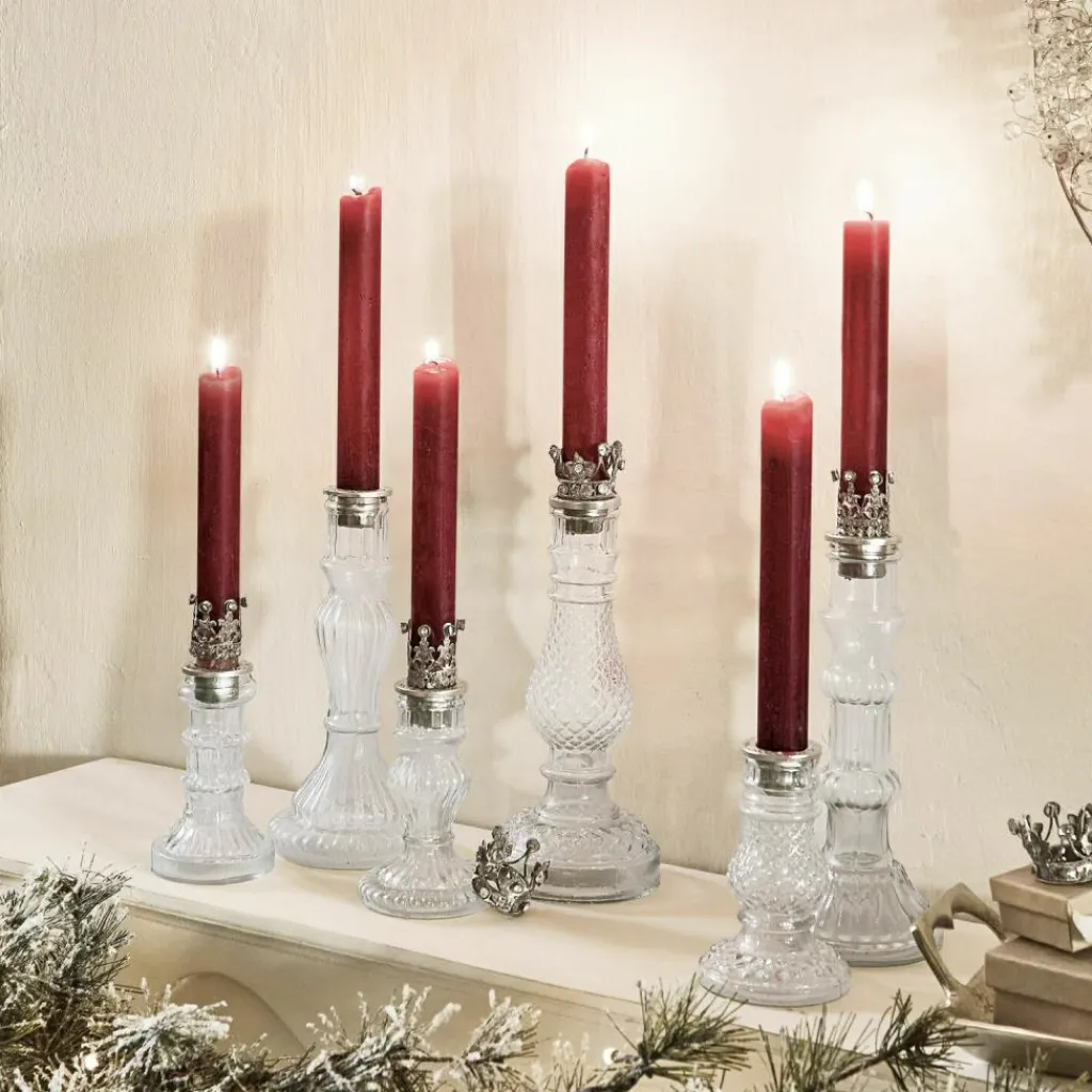 LOBERON Bougeoirs|Porte-Bougies*Lot de 6 bougeoirs Youna