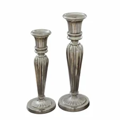 LOBERON Bougeoirs|Porte-Bougies*Lot de 2 bougeoirs Zahfira