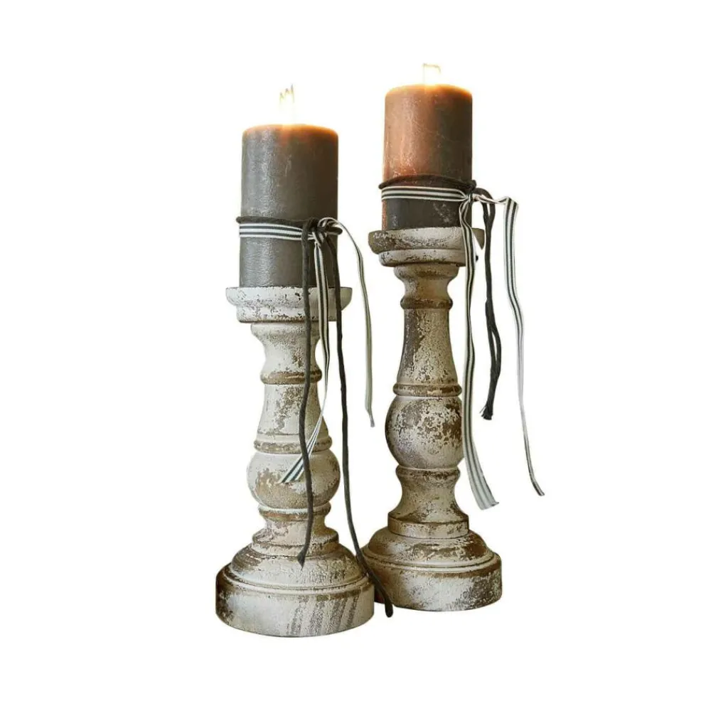 LOBERON Bougeoirs|Porte-Bougies*Lot de 2 bougeoirs Zulemas