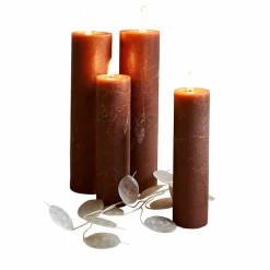 LOBERON Bougies|Porte-Bougies*Lot de 4 bougies Avinal