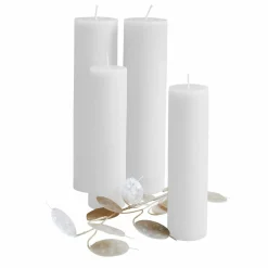 LOBERON Bougies|Porte-Bougies*Lot de 4 bougies Avinal