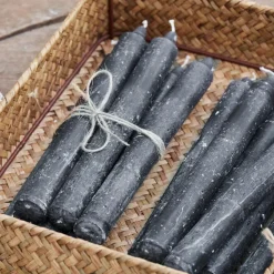 LOBERON Bougies|Porte-Bougies*Lot de 12 bougies Bauceau