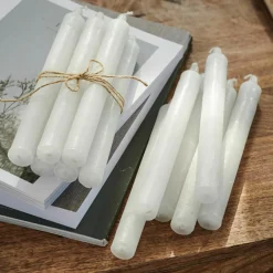 LOBERON Bougies|Porte-Bougies*Lot de 12 bougies Bauceau