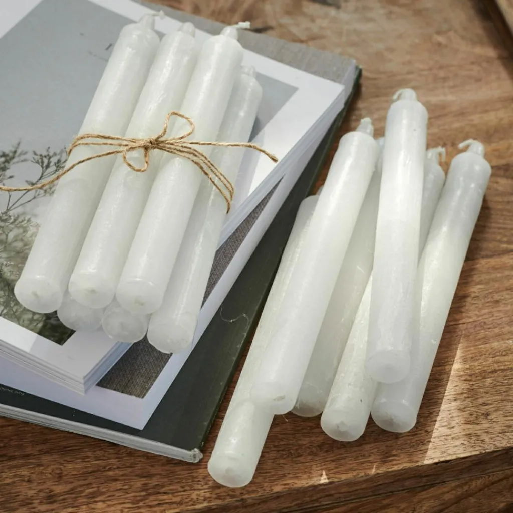 LOBERON Bougies|Porte-Bougies*Lot de 12 bougies Bauceau