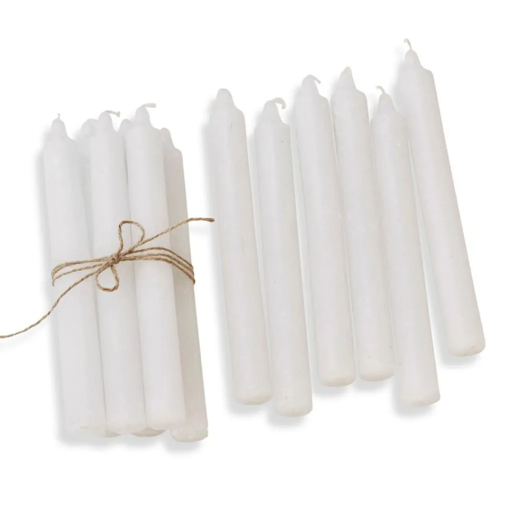 LOBERON Bougies|Porte-Bougies*Lot de 12 bougies Bauceau