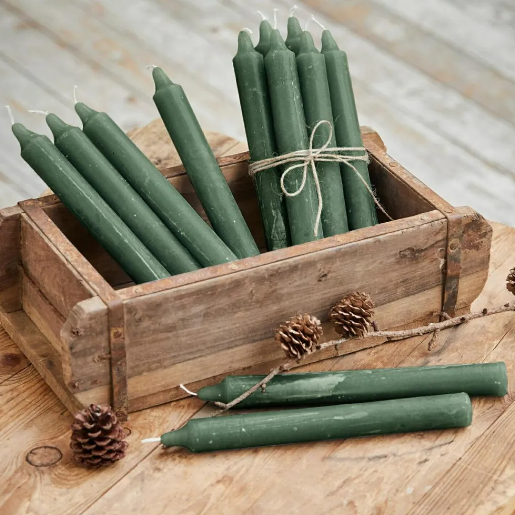 LOBERON Bougies|Porte-Bougies*Lot de 12 bougies Bauceau