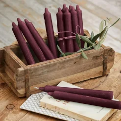 LOBERON Bougies|Porte-Bougies*Lot de 12 bougies Bauceau