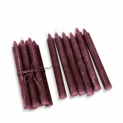 LOBERON Bougies|Porte-Bougies*Lot de 12 bougies Bauceau