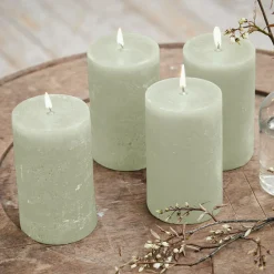 LOBERON Bougies|Porte-Bougies*Lot de 4 bougies Braga