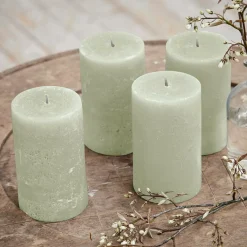 LOBERON Bougies|Porte-Bougies*Lot de 4 bougies Braga