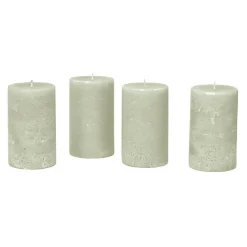 LOBERON Bougies|Porte-Bougies*Lot de 4 bougies Braga