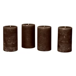 LOBERON Bougies|Porte-Bougies*Lot de 4 bougies Braga