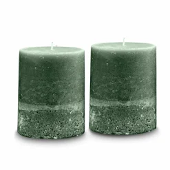LOBERON Bougies|Porte-Bougies*Lot de 2 bougies Oviedo