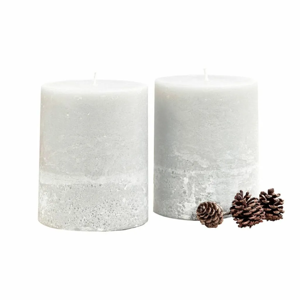 LOBERON Bougies|Porte-Bougies*Lot de 2 bougies Oviedo