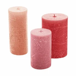 LOBERON Bougies|Porte-Bougies*Lot de 3 bougies Pretin