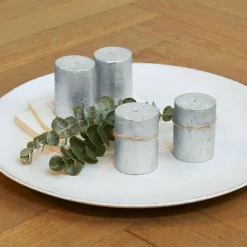 LOBERON Bougies|Porte-Bougies*Lot de 4 bougies Virrans