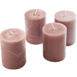 LOBERON Bougies|Porte-Bougies*Lot de 4 bougies Virrans