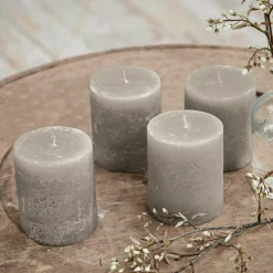 LOBERON Bougies|Porte-Bougies*Lot de 4 bougies Virrans