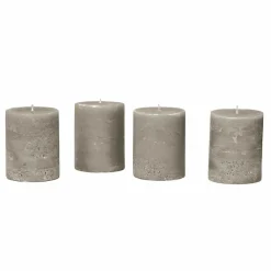 LOBERON Bougies|Porte-Bougies*Lot de 4 bougies Virrans