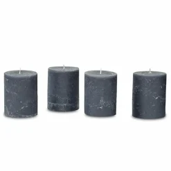 LOBERON Bougies|Porte-Bougies*Lot de 4 bougies Virrans