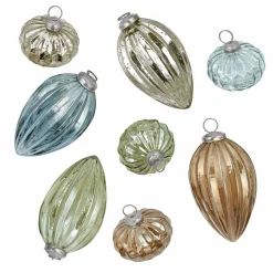 LOBERON Boules De Noël*Lot de 8 boules de Noël Azélisse