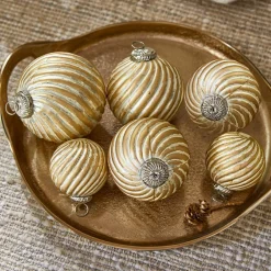 LOBERON Boules De Noël*Lot de 6 boules de Noël Frasetta