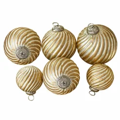 LOBERON Boules De Noël*Lot de 6 boules de Noël Frasetta
