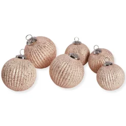 LOBERON Boules De Noël*Lot de 6 boules de Noël Mane
