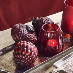 LOBERON Boules De Noël*Lot de 4 boules de Noël Meyen