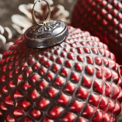 LOBERON Boules De Noël*Lot de 4 boules de Noël Meyen