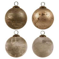LOBERON Boules De Noël*Lot de 4 boules de Noël Ophraine