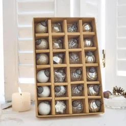LOBERON Boules De Noël*Lot de 24 boules de Noël Sanary