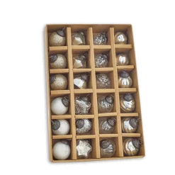 LOBERON Boules De Noël*Lot de 24 boules de Noël Sanary