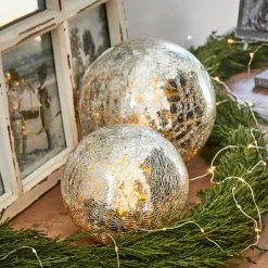 LOBERON Objets Lumineux|Décorations Lumineuses*Lot de 2 boules lumineuses Lightballs