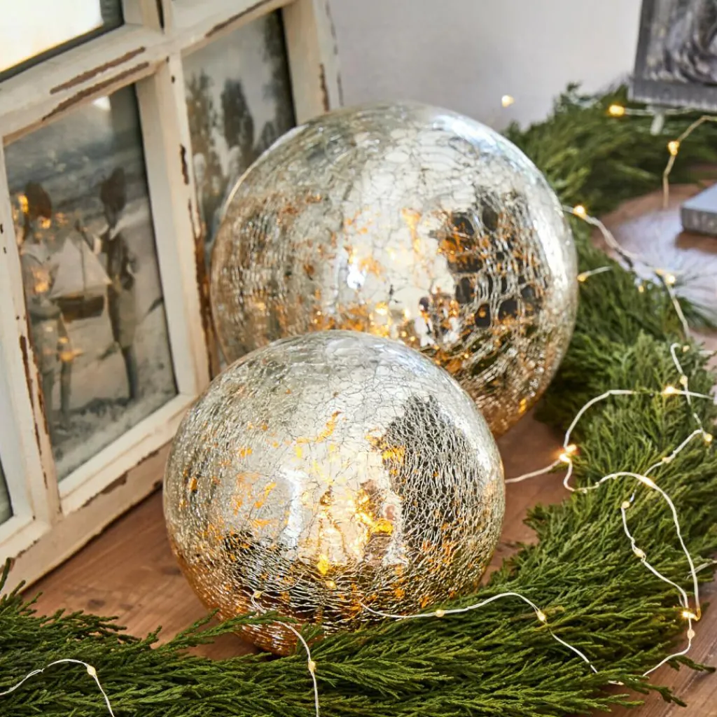 LOBERON Objets Lumineux|Décorations Lumineuses*Lot de 2 boules lumineuses Lightballs