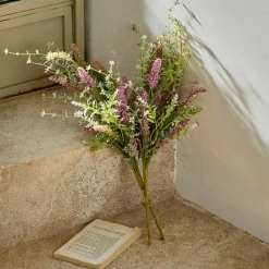 LOBERON Fleurs Séchées Et Artificielles|Décoration*Lot de 2 bouquets de fleurs décoratives Oiselette