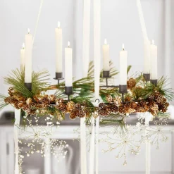 LOBERON Emballages Cadeaux|Fleurs Séchées Et Artificielles*Lot de 4 branches Bohicon